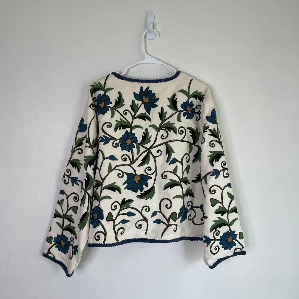Paul Harris Design Vintage Silk Lined Cardigan (L) - Picture 2 of 6